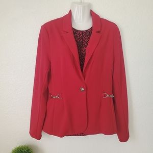 SOHO Red Suit Jacket